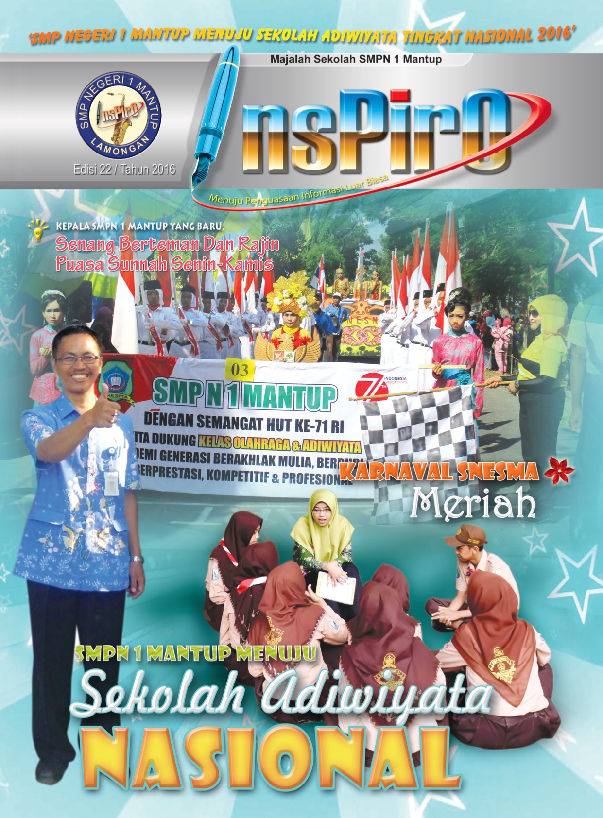 SMP NEGERI 1 MANTUP MENUJU SEKOLAH ADIWIYATA NASIONAL